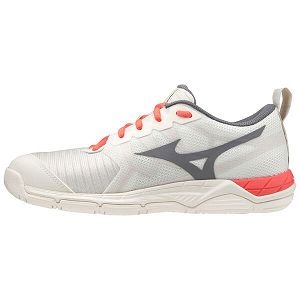 Tenis Para Voleibol Mizuno Wave Supersonic 2 Mujer Blancos/Grises/Naranjas | Mexico-193570